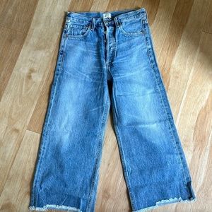 Citizens of Humanity Emma High Rise Wide Leg Crop